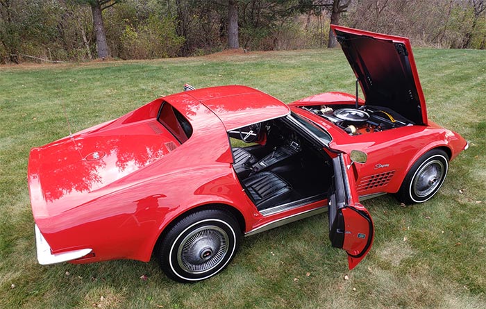 Corvettes for Sale: 1971 Corvette Coupe with 454/365 V8 on Bring A Trailer