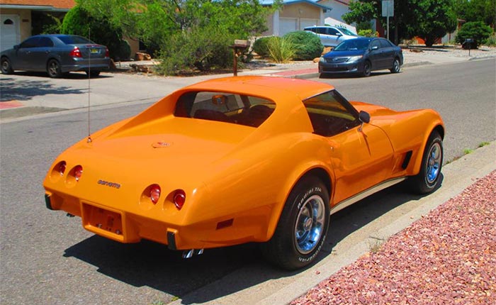 Corvette Orange 1977 Corvette with L82 on Craigslist