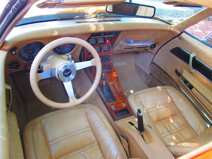 Corvette Orange 1977 Corvette with L82 on Craigslist