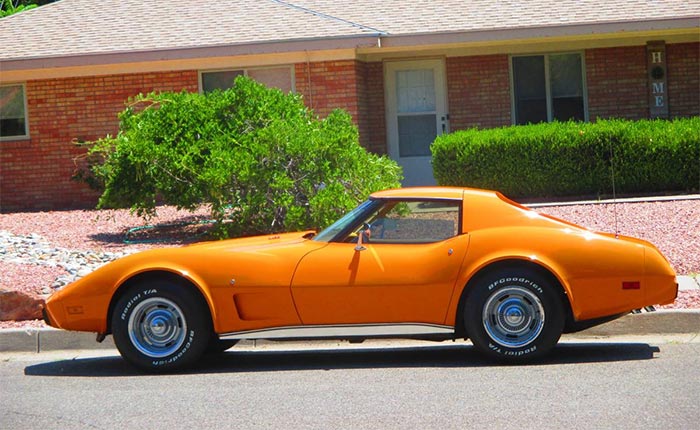 Corvette Orange 1977 Corvette with L82 on Craigslist