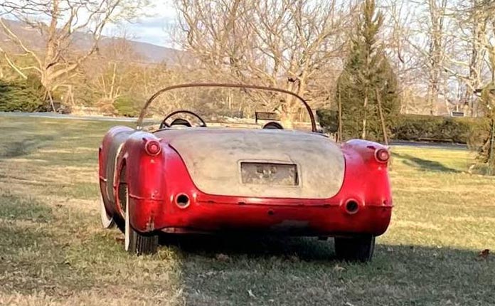 Corvettes for Sale: Project 1954 Corvette Wearing VIN 107 on Craigslist