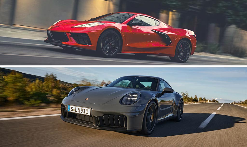U.S. News and World Report: 2025 Corvette Wins in Head to Head Matchup Against the 2025 Porsche 911