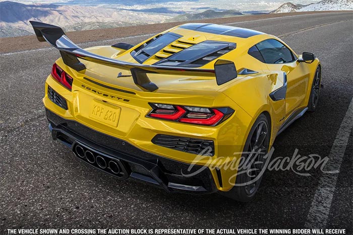 First Retail 2025 Corvette ZR1 with VIN 001 To Be Sold at Barrett-Jackson Scottsdale