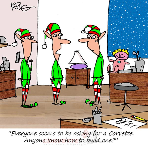 Saturday Morning Corvette Comic: Who Do We Know in Bowling Green?