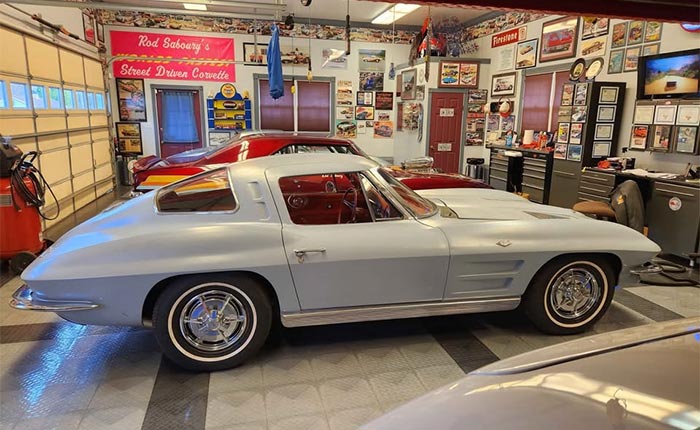 Corvettes for Sale: Just Add Paint to this 1963 Split Window on Facebook