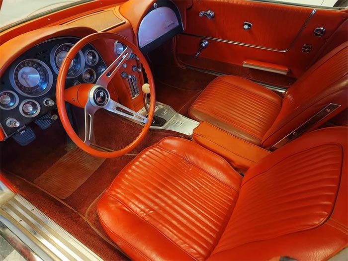 Corvettes for Sale: Just Add Paint to this 1963 Split Window on Facebook