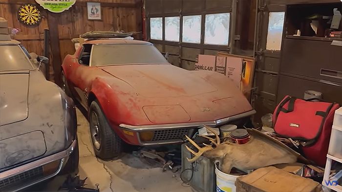 [VIDEO] Barn Find 1969 Corvette Gets Its First Wash in Decades