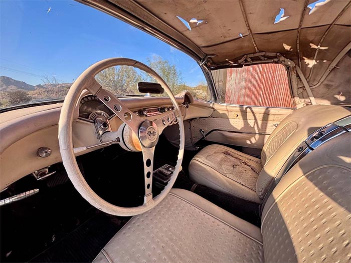 Corvettes for Sale: 1957 Corvette Project Offered on Craigslist for $52,500