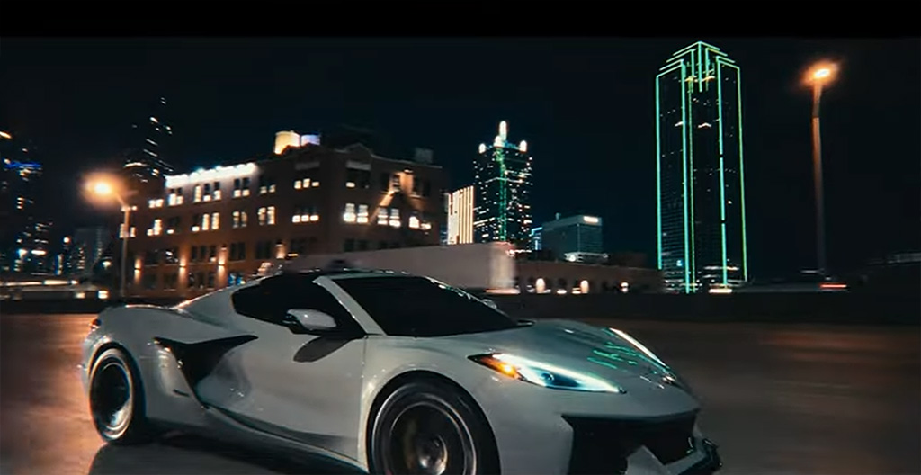[VIDEO] Jesse Iwuji's Midnight Run through Dallas in His 2024 Corvette E-Ray