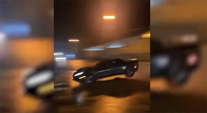 [ACCIDENT] C7 Corvette Crashes into a Building on New Year's Eve
