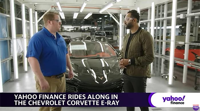 [VIDEO] Yahoo Finance Goes to the Corvette Assembly Plant to See the First 2024 E-Ray on the Assembly Line