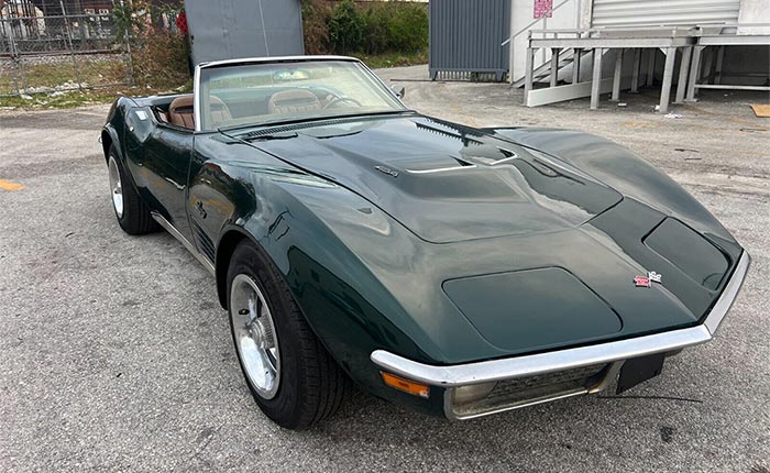 Corvettes for Sale: No Reserve LS5-Powered 1971 Corvette Convertible on eBay