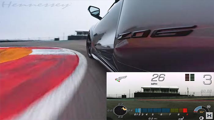[VIDEO] Hennessey's Stock C8 Corvette Z06 with Z07 Sets Fastest Lap at COTA