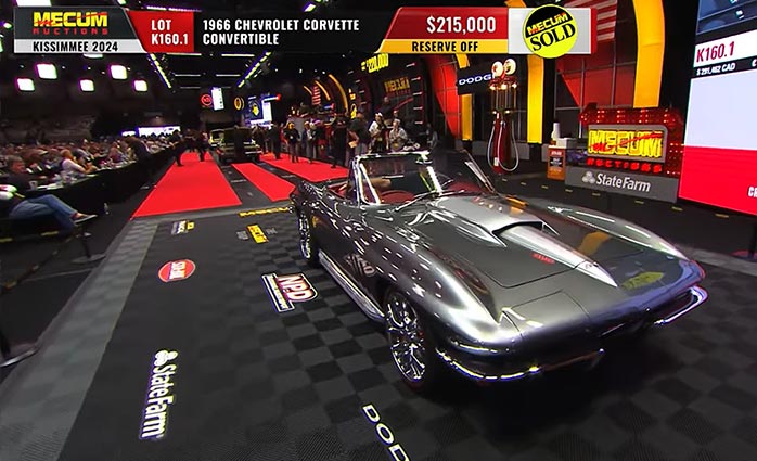 [VIDEO] Jeff Hayes Corvette Restomod Sells for $236,500 at Mecum Kissimmee