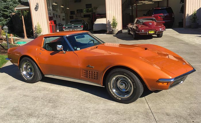 1972 Ontario Orange LT-1 Corvette Coupe