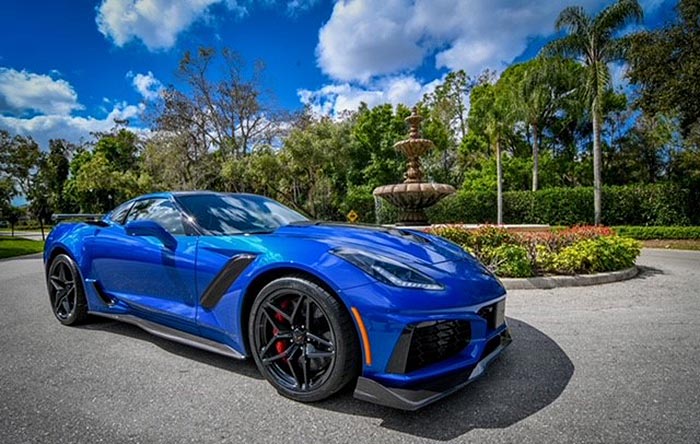 [STOLEN] This Blue 2019 Corvette ZR1 Was Stolen in Naples on Sunday Morning