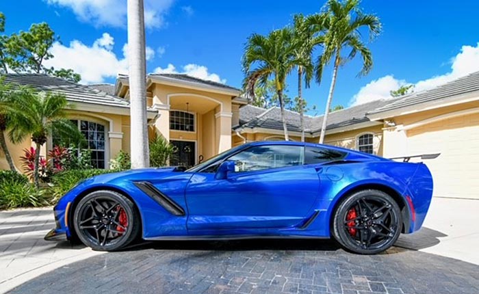 [STOLEN] This Blue 2019 Corvette ZR1 Was Stolen in Naples on Sunday Morning