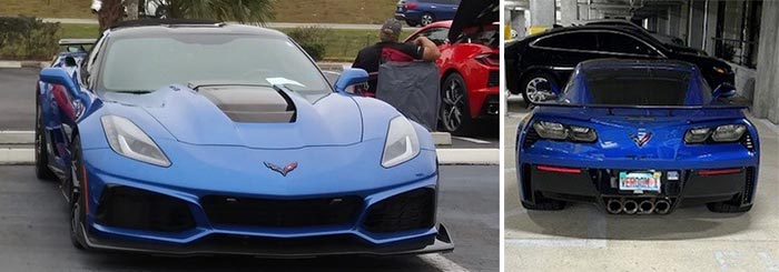 [STOLEN] This Blue 2019 Corvette ZR1 Was Stolen in Naples on Sunday Morning