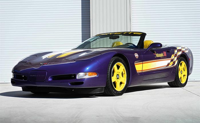 Corvettes for Sale: 70-Mile 1998 Corvette Indy 500 Pace Car Offered on Hagerty