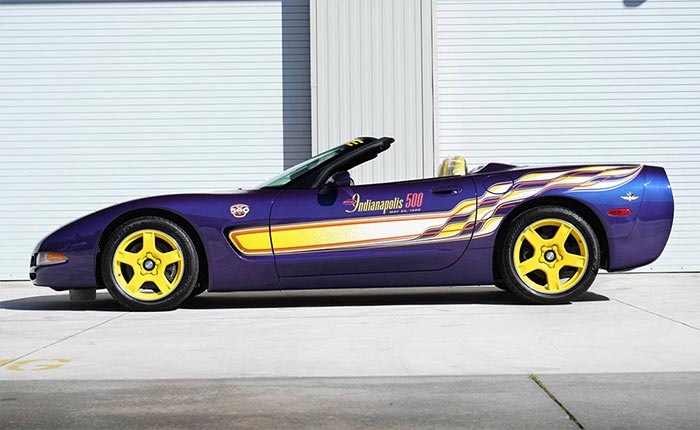 70-Mile 1998 Corvette Indy 500 Pace Car Offered on Hagerty