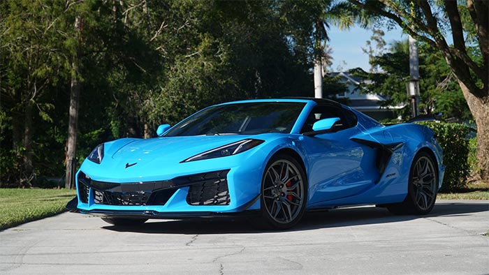 Rapid Blue 2023 Corvette Z06 Coupe - $187,000