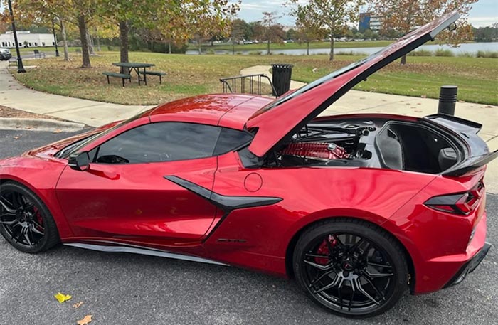 Red Mist 2023 Corvette Z06 Coupe - $176,000