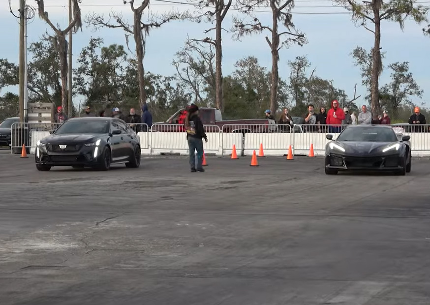 [VIDEO] C8 Corvette Z06 Rolls Against CT5-V Blackwing in Battle of GM's Finest