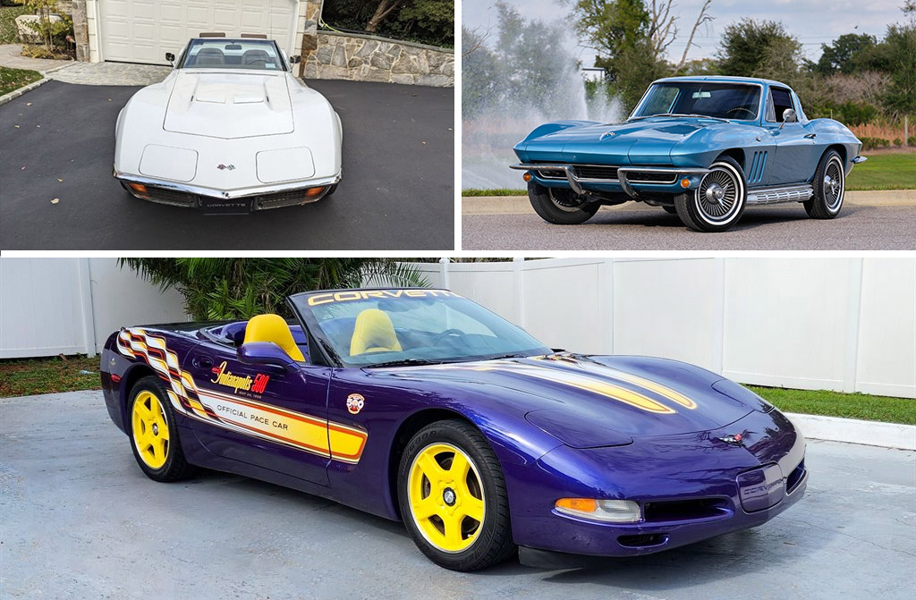 This Unique Lineup of Corvettes are Now on the Auction Block at 427Stingray.com