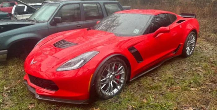 [STOLEN] Mississippi Police Recover a C7 Corvette Z06 Stolen in Texas
