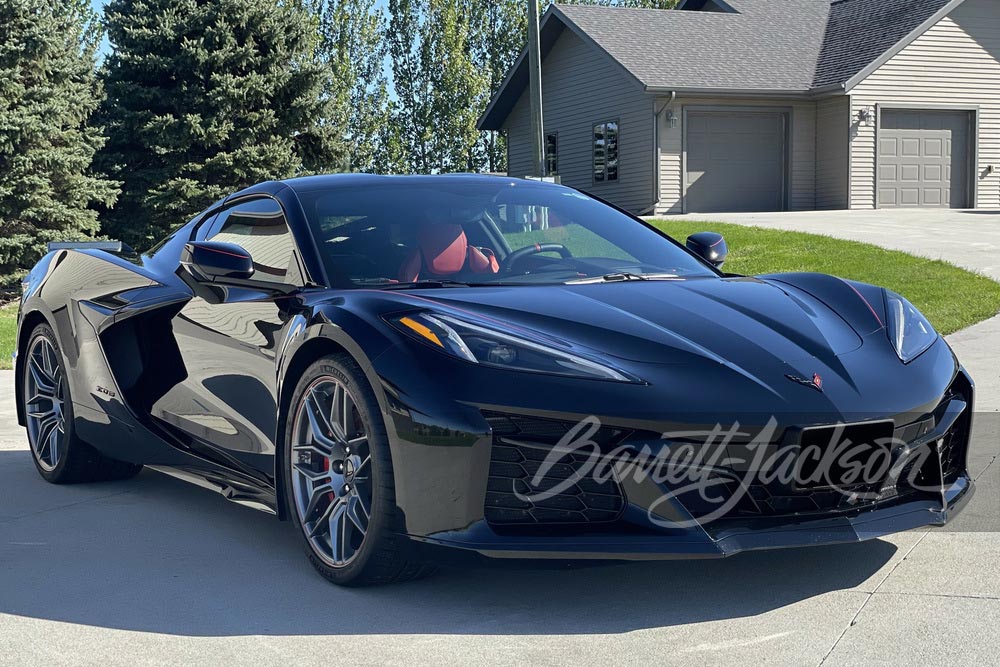 Black 2023 Corvette Z06 Coupe 3LZ - $154,000
