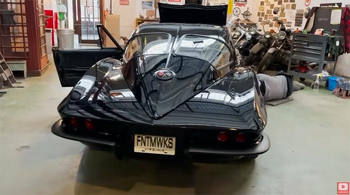[VIDEO] Janie's Black Knight 1965 Corvette Sells at Steven Tyler's Grammys Charity Auction