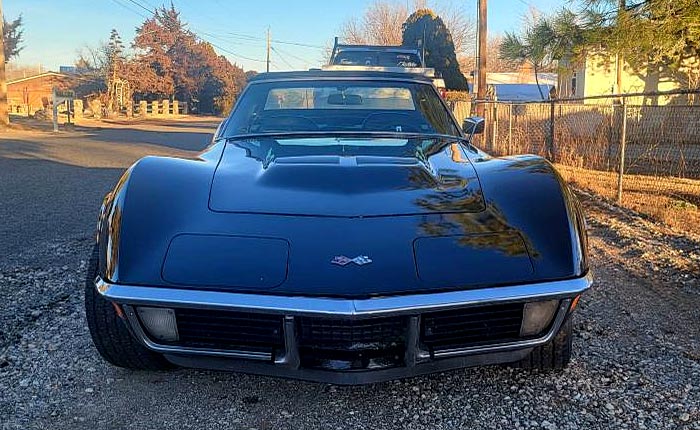 Corvettes for Sale: Black 454-powered 1970 Corvette on Craigslist