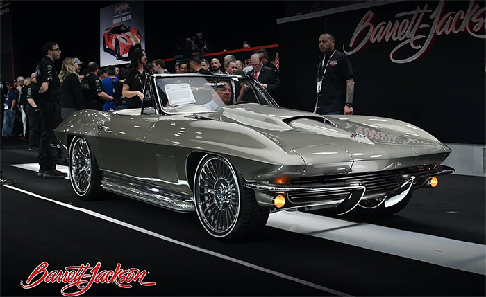 [VIDEO] Watch This Jeff Hayes Custom 1967 Corvette Restomod Sell for $1.1 Million at Barrett-Jackson