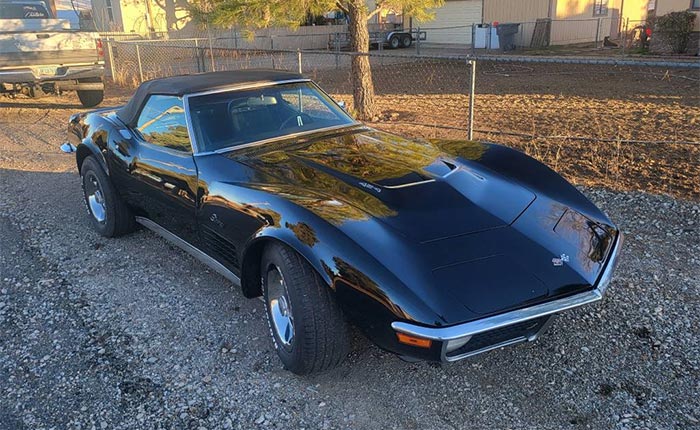 Corvettes for Sale: Black 454-Powered 1970 Corvette on Craigslist