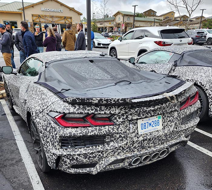 [SPIED] Prototype C8 Corvette ZR1s are Back on the Street