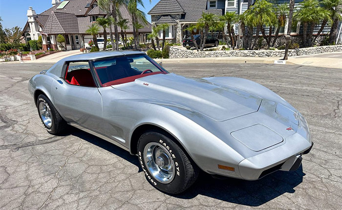1977 Silver / Red L82 4-Speed Coupe