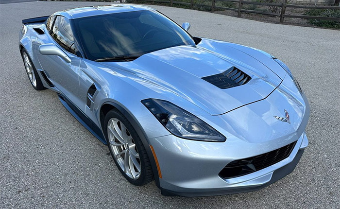 2017 Sterling Blue / Gray Grand Sport Coupe