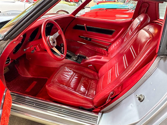 1977 Silver / Red L82 4-Speed Coupe