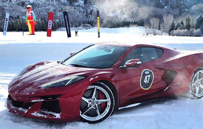 [VIDEO] Chevy Takes the 2024 Corvette E-Ray to Aspen for Some Ice Racing