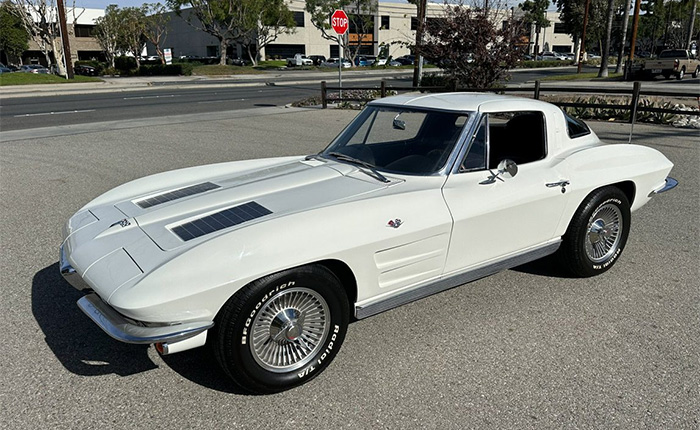 1963 White / Black 340hp Split Window Coupe