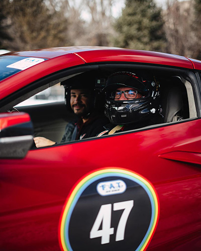 Corvette E-Ray at F.A.T. International Ice Race
