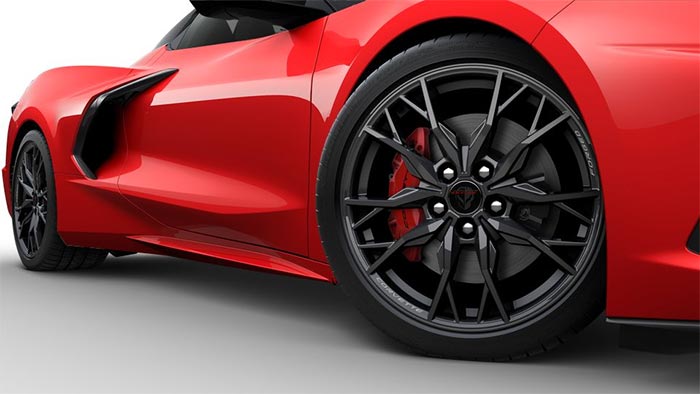 2024 Corvette Stingray with Q9I Gloss Black Wheels