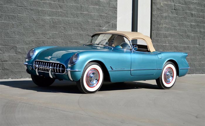 1954 Blue / Biege Convertible