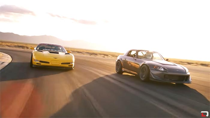 [VIDEO] Corvette Z06 vs Honda S2000 in a Battle for Track Supremacy