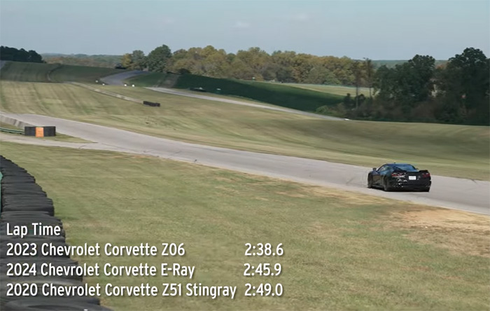 2024 Corvette E-Ray Hits VIR for Lightning Lap 17