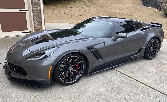 Corvettes for Sale: 7-Speed Manual 2015 Corvette Z06 Coupe Hits Bring a Trailer