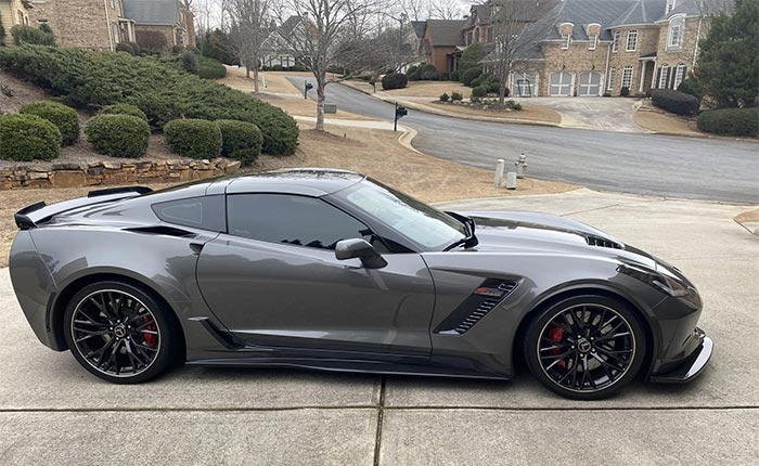 Corvettes for Sale: 7-Speed Manual 2015 Corvette Z06 Coupe Hits Bring a Trailer