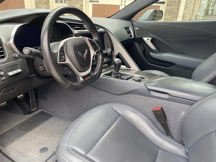 Corvettes for Sale: 7-Speed Manual 2015 Corvette Z06 Coupe Hits Bring a Trailer