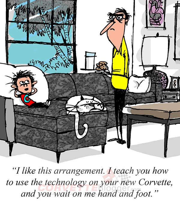 Saturday Morning Corvette Comic: When Your Corvette Tech Support Turns Against You