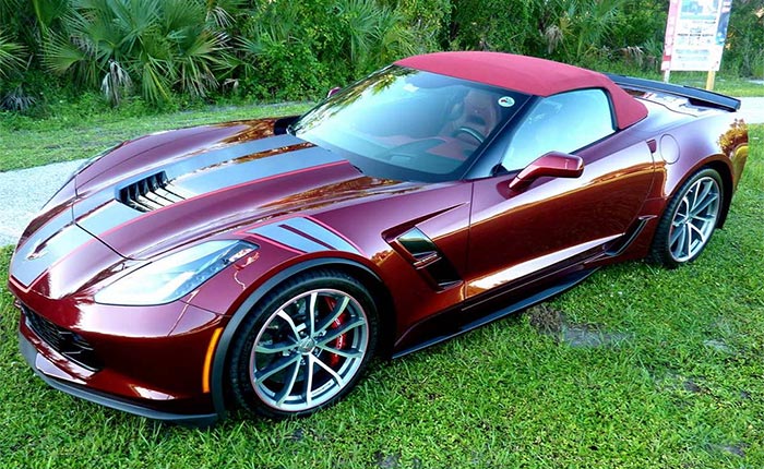 Corvettes for Sale: 'Spiced Up' 2017 Corvette Grand Sport Convertible with Z07 on Craigslist